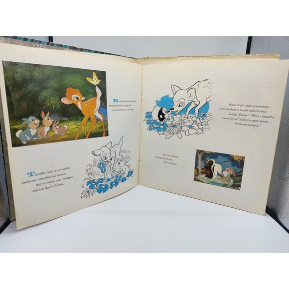 Vintage Walt Disney's The Story of Bambi Magic Mirror LP Record Album 1960 1960s - Picture 8 of 16
